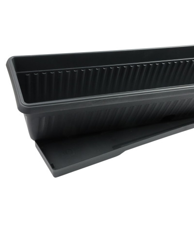 Skrzynka balkonowa TERRA 80x19cm granitowa