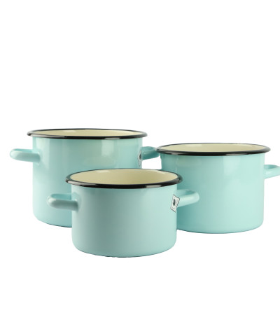 Garnek emaliowany Turkusowy 5,5l
