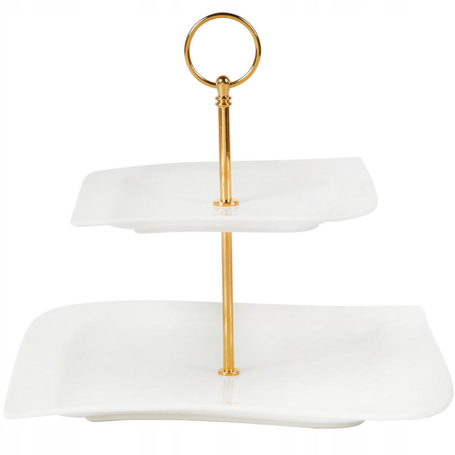 Patera dwupoziomowa ELIA złota