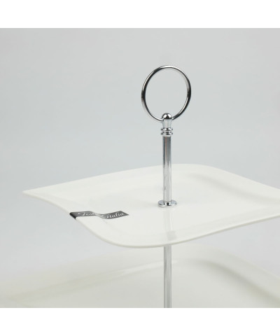 Patera dwupoziomowa ELIA srebrna