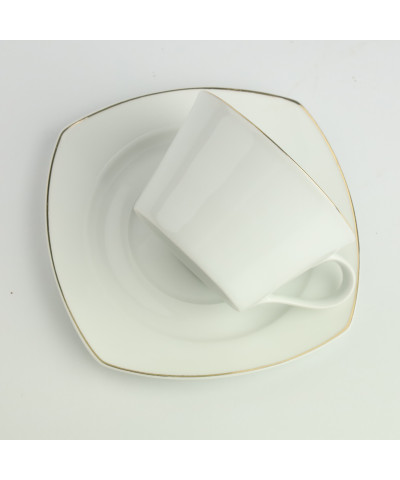 Komplet 2 filiżanek ze spodkiem CLARA 220ml