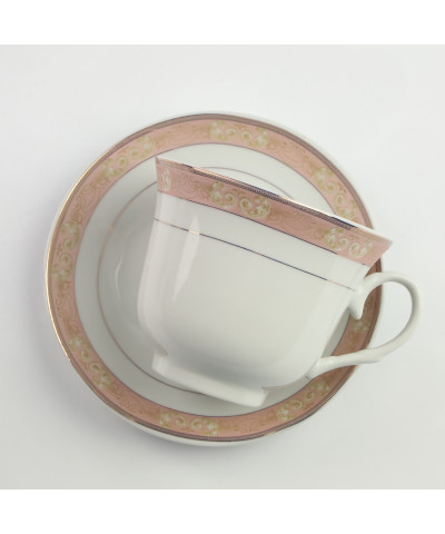 Komplet 2 filiżanek ze spodkami 250ML Elena