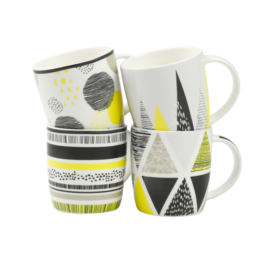 Kubek porcelanowy Mozaika 350ml miz wzorów