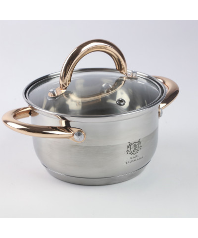 Garnek ze stali nierdzewnej SOLID GOLD 1,3l