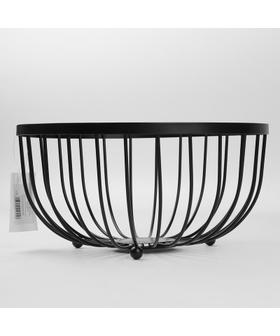 Koszyk na owoce czarny 25x14cm