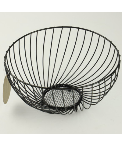 Koszyk na owoce czarny 22x22cm