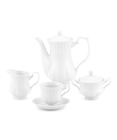 Serwis do kawy CHODZIEŻ Iwona biała 12/39