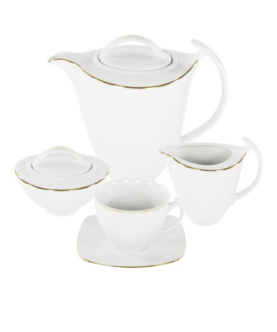 Serwis kawowy CHODZIEŻ Akcent Złota Linia 12/27