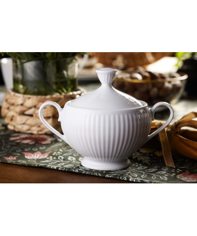 Serwis kawowy CHODZIEŻ Dalia biała 12/39