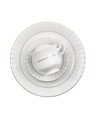 Serwis kawowy CHODZIEŻ IWONA złota 12/39