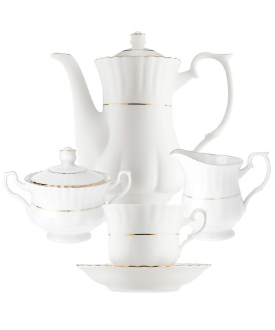 Serwis kawowy CHODZIEŻ IWONA złota 12/39