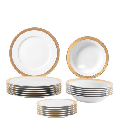 Serwis obiadowy ĆMIELÓW Margaret złota 6/18