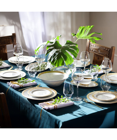 Serwis obiadowy ĆMIELÓW Margaret złota 6/25