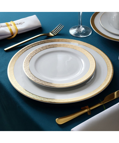 Serwis obiadowy ĆMIELÓW Margaret złota 6/25