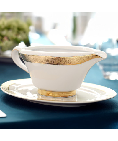 Serwis obiadowy ĆMIELÓW Margaret złota 6/25