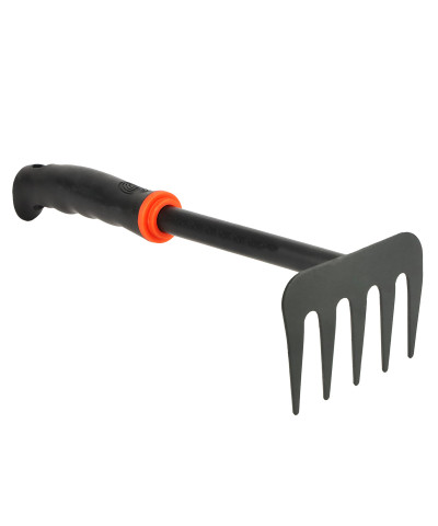 Grabki ogrodowe mini czarno-pomarańczowe 27,5x9,8 cm