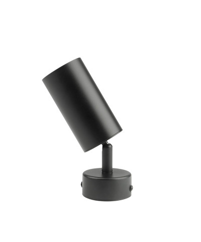 Kinkiet ścienny lampa sufitowa pojedyncza czarna