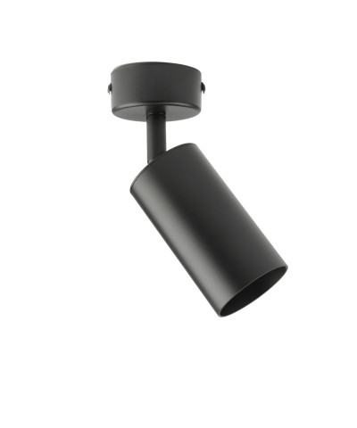 Kinkiet ścienny lampa sufitowa pojedyncza czarna