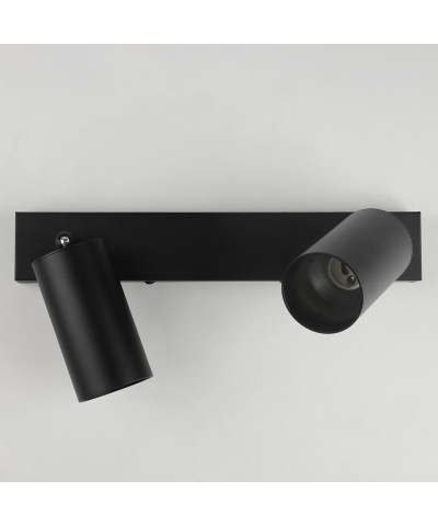 Lampa sufitowa podwójna czarna VIKING