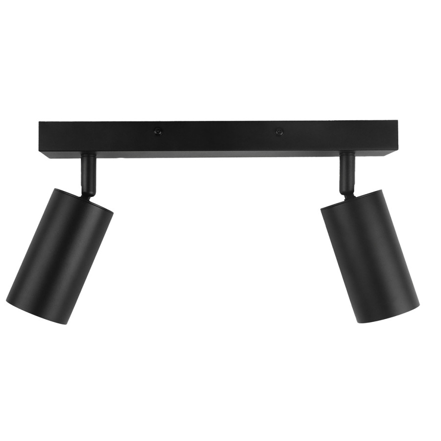 Lampa sufitowa podwójna czarna VIKING