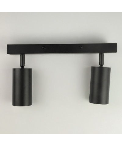 Lampa sufitowa podwójna czarna VIKING