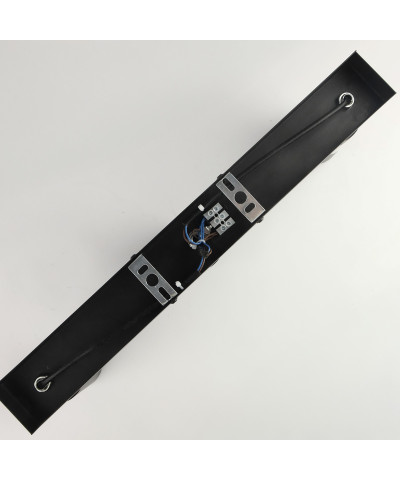 Lampa sufitowa potrójna czarna VIKING