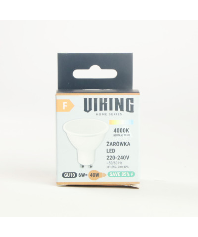 Żarówka LED GU10 38STOPNI 6W 510 LUMENS