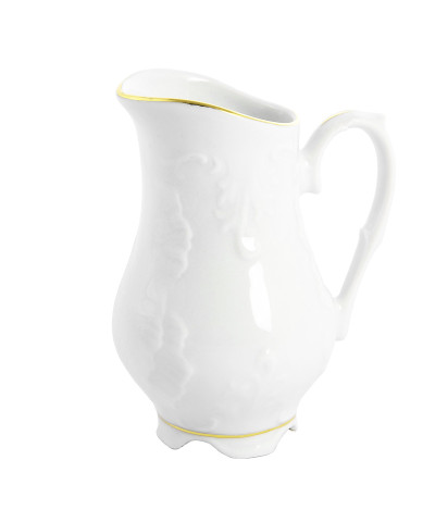 Serwis do kawy Ćmielów Rococo złota linia 6/21