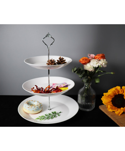 Patera 3-poziomowa SONIA Biała