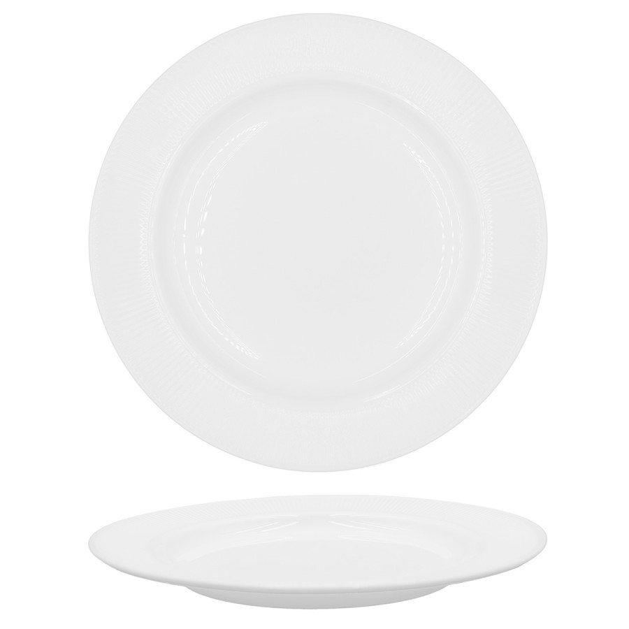 Talerz deserowy LINEA 18cm biały