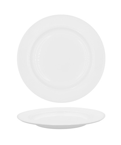 Talerz deserowy LINEA 18cm biały