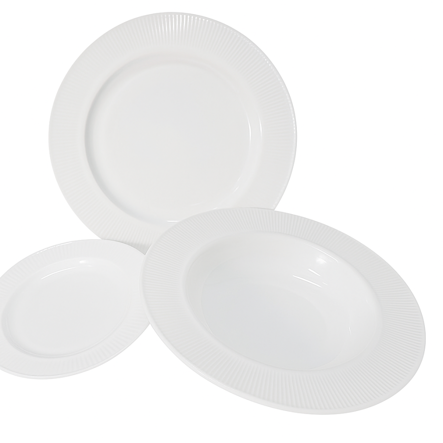 Komplet obiadowy LINEA 18-elementowy