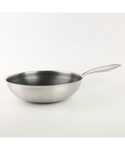 Wok stalowy z powłoką nieprzywierającą MAGNUS 30cm