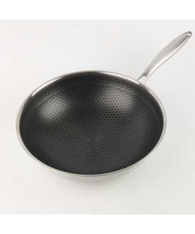 Wok stalowy z powłoką nieprzywierającą MAGNUS 30cm