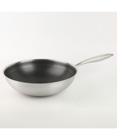 Wok stalowy z powłoką nieprzywierającą MAGNUS 30cm
