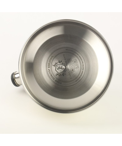 Czajnik stalowy z gwizdkiem FORTIS  2,3l kremowy