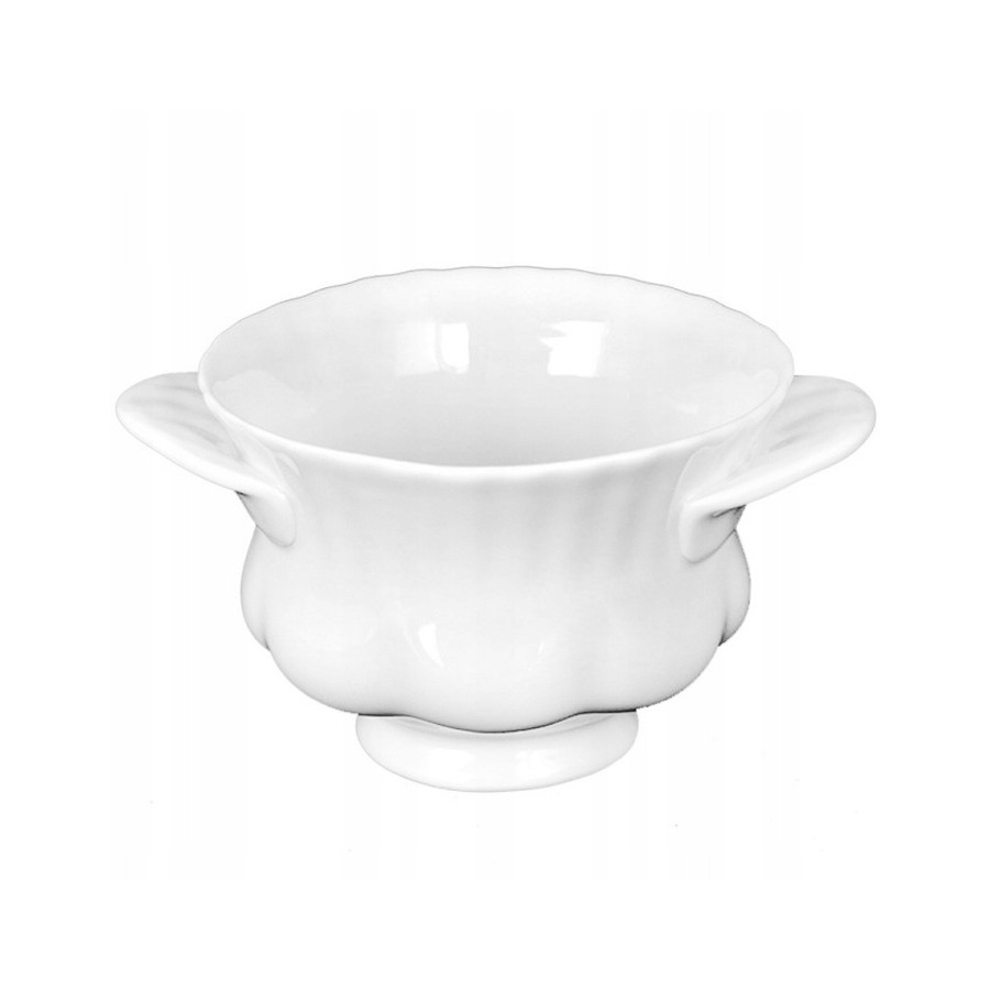 Bulionówka porcelanowa CHODZIEŻ Iwona biała 300 ml