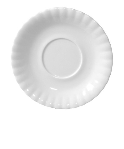 Komplet filiżanek ze spodkami 6/12 Chodzież Iwona biała 240 ml