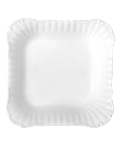 Salaterka kwadratowa Chodzież Iwona biała 28 cm