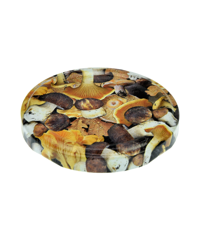 Wieczko do słoika grzybki mix fi66 4 zaczepy  - 2