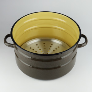 Powidlak emaliowany z pokrywą 14L 