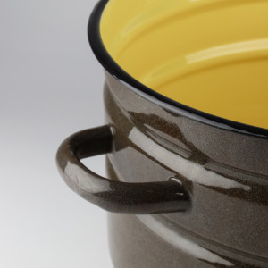 Powidlak emaliowany z pokrywą 14L 