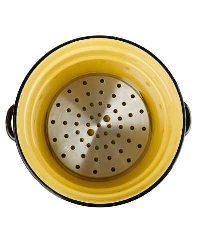 Garnek powidlak emaliowany z pokrywą wkładem do wecków 16L