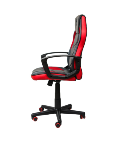 Fotel gamingowy gracza krzesło obrotowe Delta Series czarno czerwony