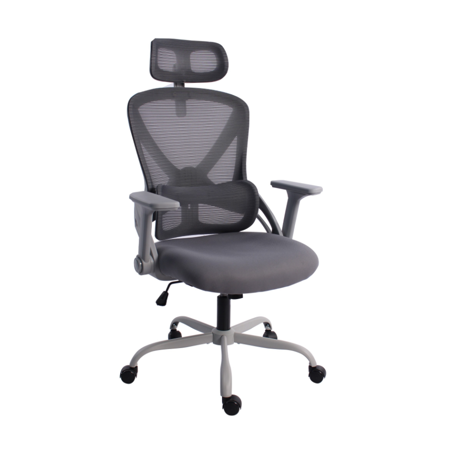 Fotel biurowy fotel obrotowy OLIMP szary