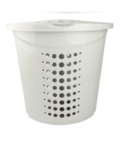 Kosz na pranie VIKING narożny 45l ecru