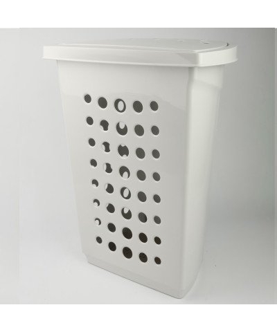 Kosz na pranie VIKING narożny 45l ecru