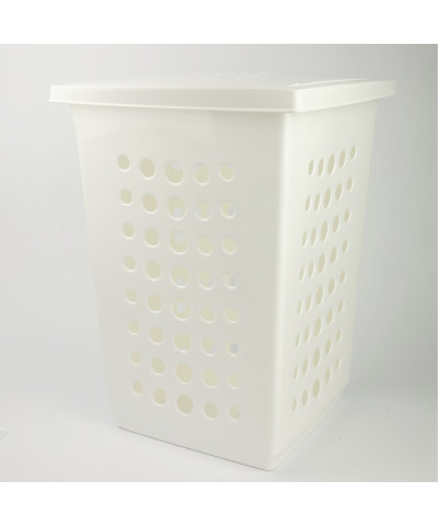 Kosz na pranie VIKING narożny 45l biały