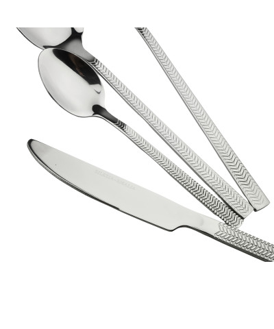 Komplet sztućców w pudełku JAGNA 24-elementowy Srebrne