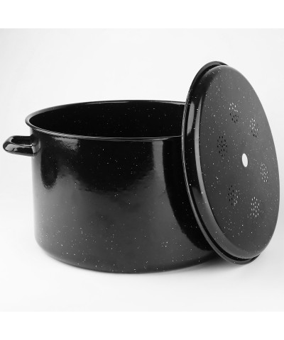 Garnek powidlak emaliowany z pokrywą wkładem do wecków 15L